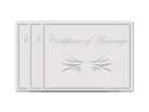 Premium Marriage Certificate 3 Pack