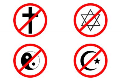 religion forbidden illustration icons signal religious nones rise dreamstime vector symbols ulc illustrations