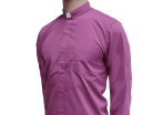 Long Sleeve Minister Shirt Purple