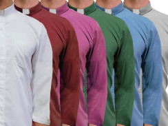 Long Sleeve Minister Shirt - Color